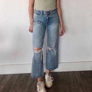 Lucky Brand: Mid-Rise Wide Leg Jeans